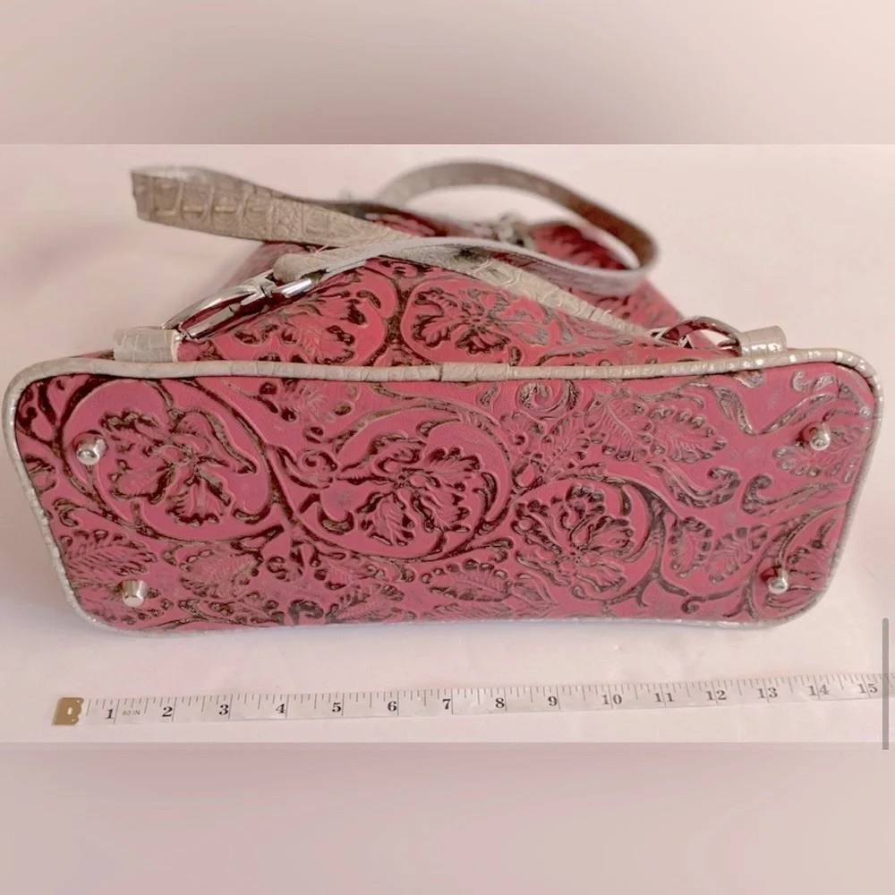 BSWANKY- Handmade Genuine limited leather Pink luxury convertible Sophie Bag.